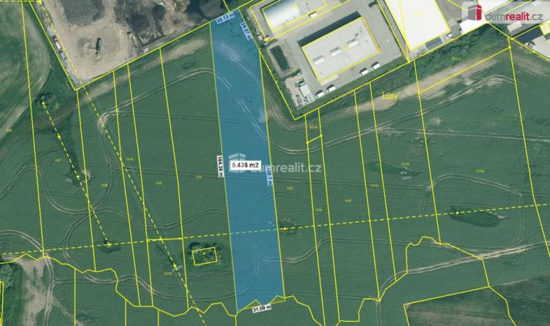 Prodej komerčního pozemku, České Budějovice, Okružní, 5436 m2