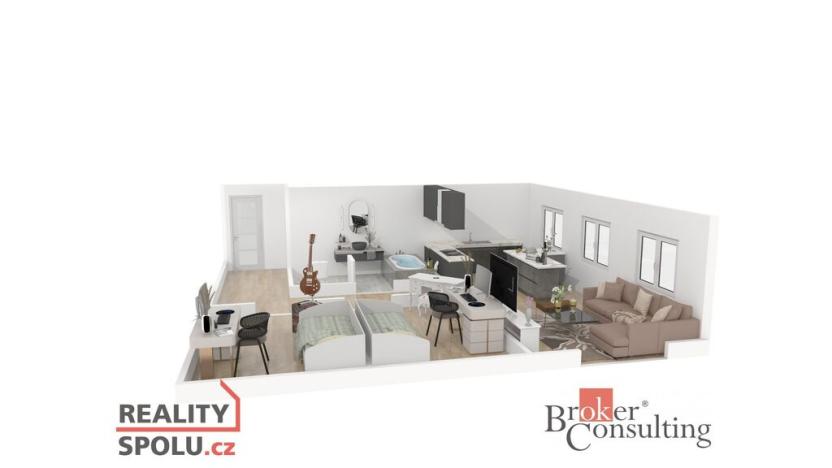 Prodej bytu 3+kk, Plzeň - Křimice, Žitná, 63 m2