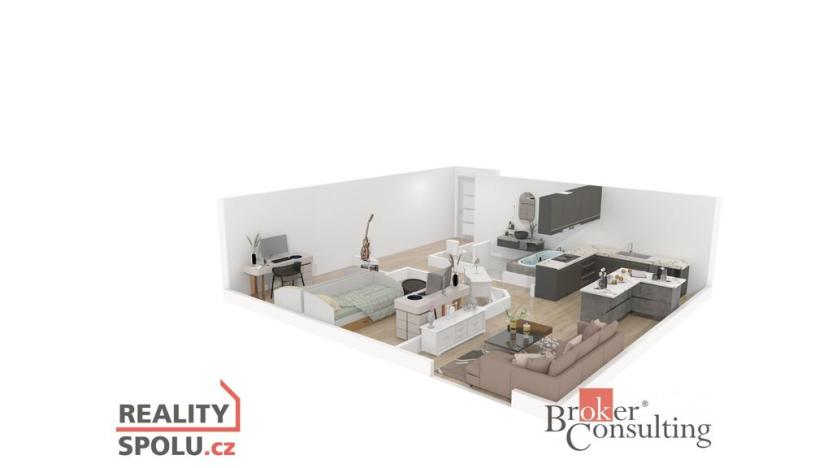 Prodej bytu 3+kk, Plzeň - Křimice, Žitná, 63 m2