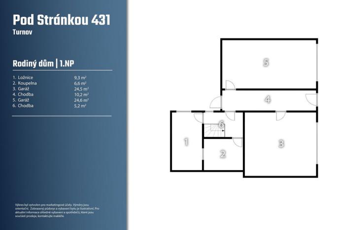 Prodej rodinného domu, Turnov, Pod Stránkou, 145 m2