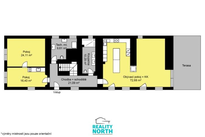 Pronájem rodinného domu, Křešice - Zahořany, 233 m2