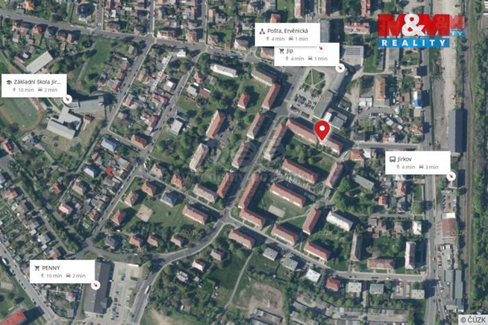 Prodej bytu 2+1, Jirkov, Karla Čapka, 53 m2