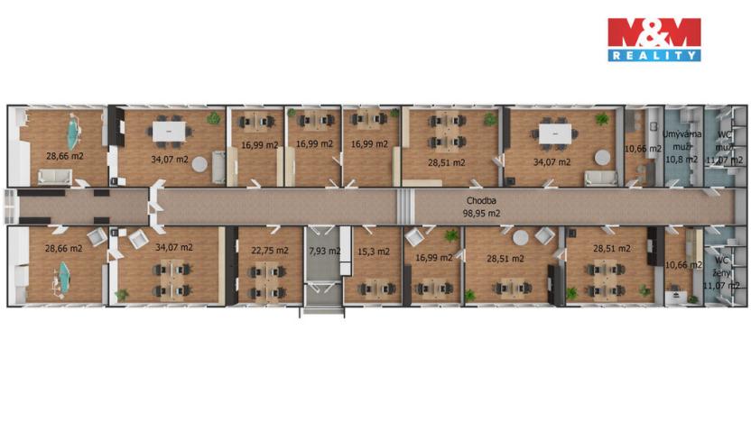 Prodej obchodního prostoru, Příbram - Příbram I, Gen. R. Tesaříka, 511 m2