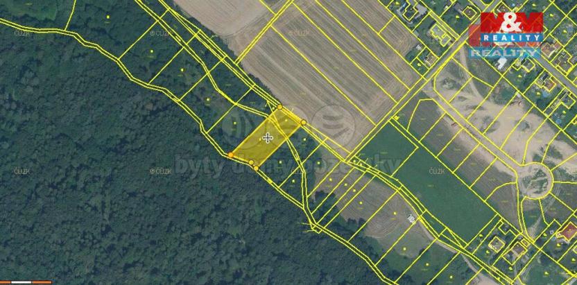 Prodej lesa, Velká Polom, 1901 m2