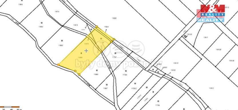 Prodej lesa, Velká Polom, 1901 m2