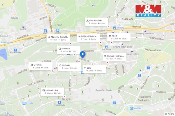 Prodej bytu 2+1, Praha - Košíře, Musílkova, 62 m2