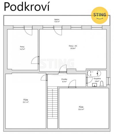 Prodej rodinného domu, Částkov, 278 m2