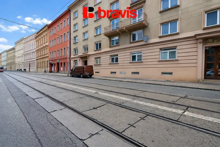 Pronájem bytu 2+kk, Brno - Veveří, Údolní, 54 m2