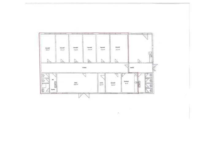 Pronájem kanceláře, Brno, Traťová, 204 m2