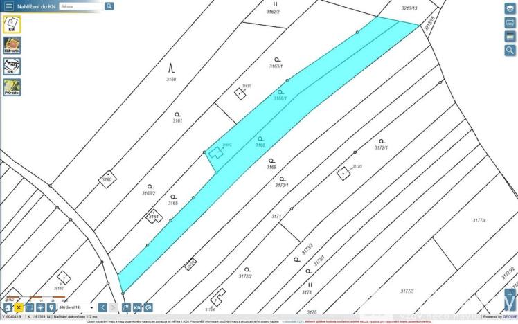 Prodej zahrady, Brno, Jámy, 2116 m2
