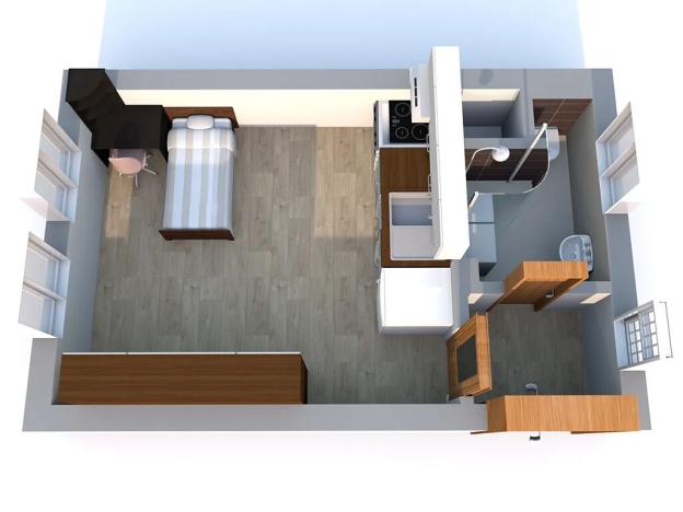 Pronájem bytu 1+kk, Choceň, Sv. Čecha, 28 m2