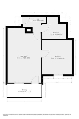 Pronájem bytu 2+kk, Praha - Modřany, Mezi vodami, 59 m2