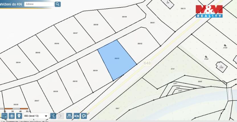 Prodej pozemku pro bydlení, Vojkovice, 1389 m2