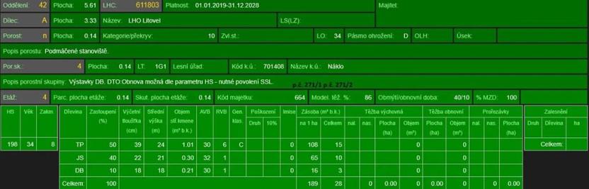 Prodej lesa, Náklo, 1440 m2