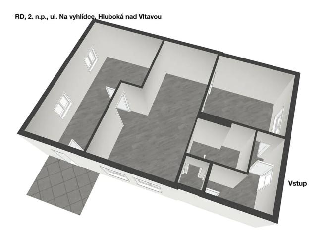 Prodej rodinného domu, Hluboká nad Vltavou, Na Vyhlídce, 155 m2