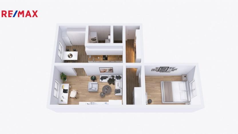 Pronájem bytu 2+1, Uničov, Mohelnická, 65 m2