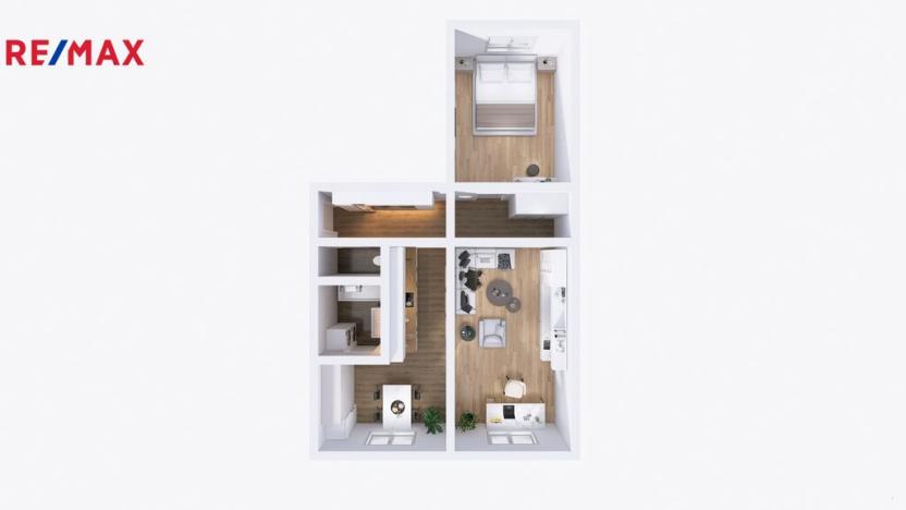 Pronájem bytu 2+1, Uničov, Mohelnická, 65 m2