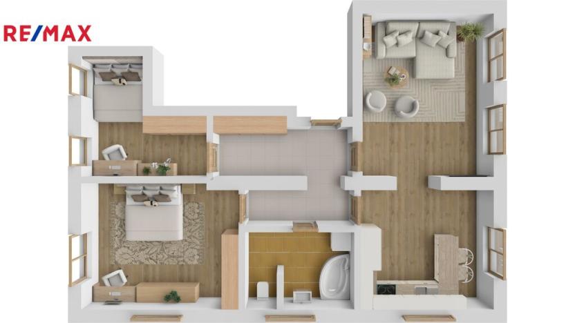 Prodej bytu 3+1, Vysoká nad Labem, 83 m2