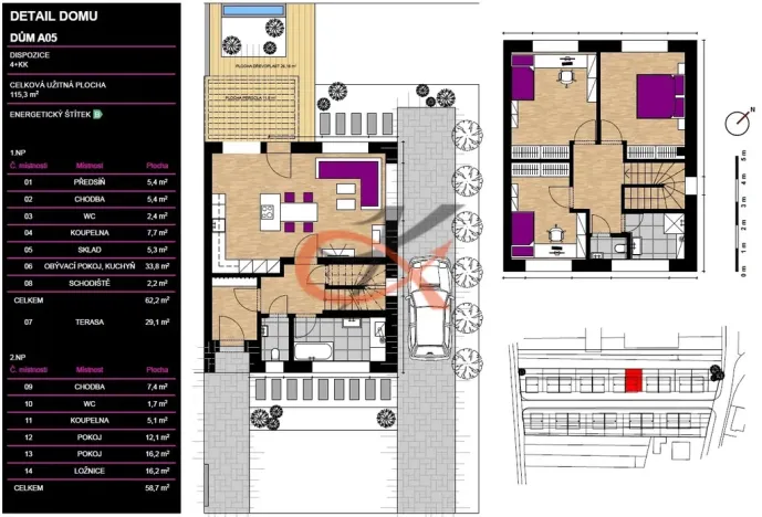 Prodej rodinného domu, Fryšták, 116 m2