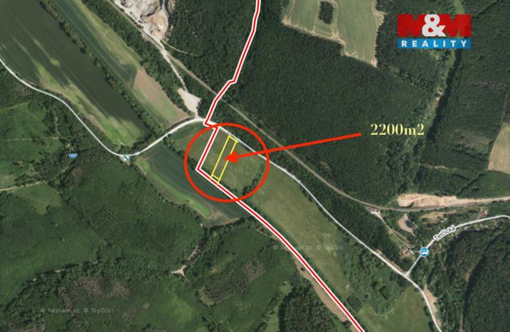 Prodej louky, Střelice, 3211 m2