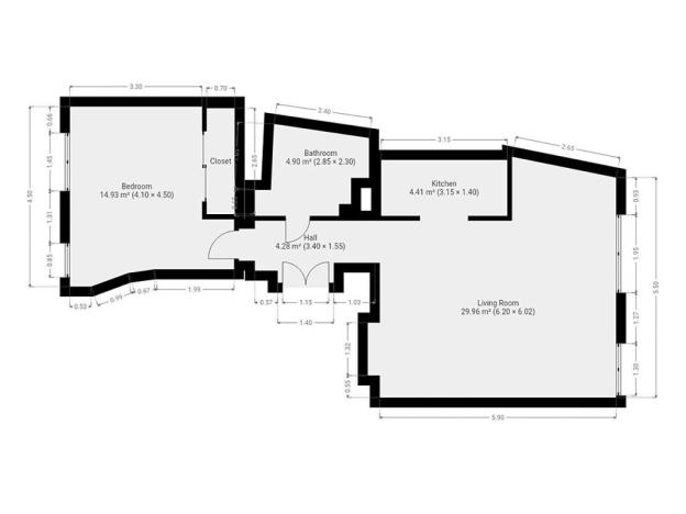 Pronájem bytu 2+1, Praha - Staré Město, Týnská ulička, 71 m2