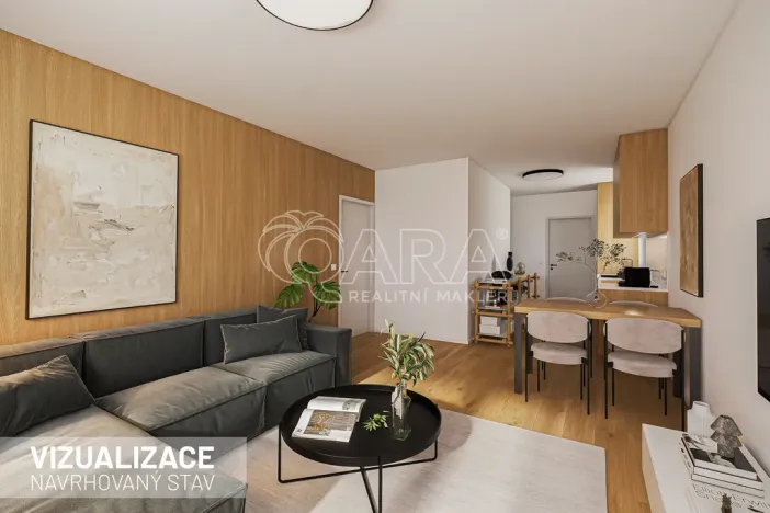 Prodej bytu 4+1, Praha - Chodov, Hněvkovského, 82 m2