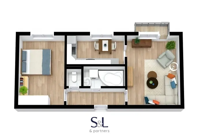 Prodej bytu 2+1, Teplice, Duchcovská, 51 m2