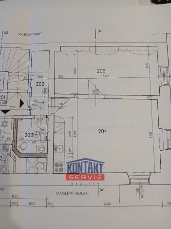 Pronájem kanceláře, České Budějovice, Krajinská, 56 m2