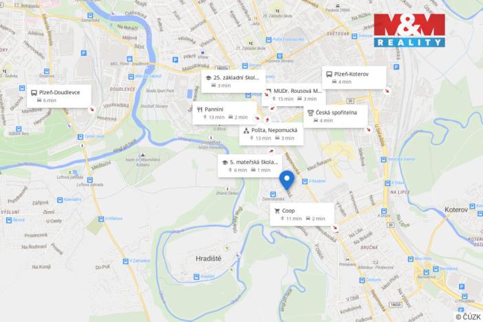 Prodej bytu 3+1, Plzeň, Zelenohorská, 72 m2