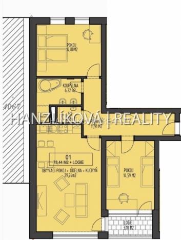 Pronájem bytu 3+kk, České Budějovice - České Budějovice 3, B. Smetany, 86 m2