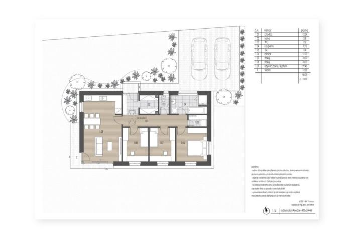 Prodej rodinného domu, Roudné, 91 m2