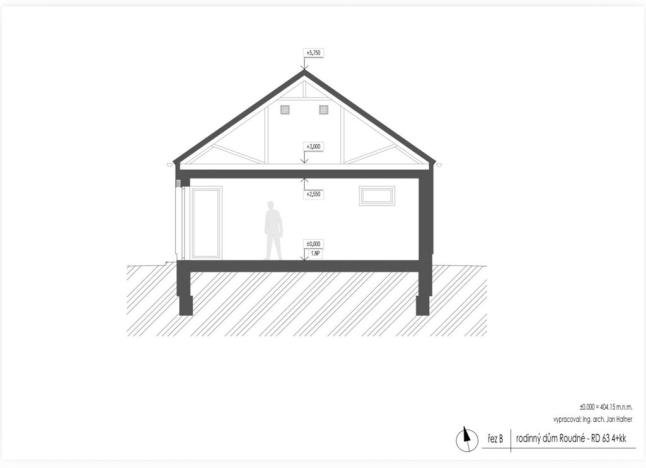 Prodej rodinného domu, Roudné, 91 m2