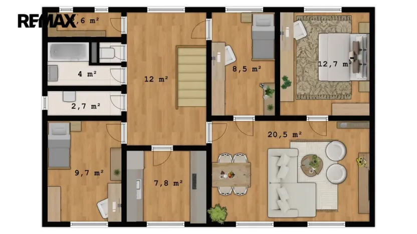 Prodej bytu 4+1, Rudník, 89 m2