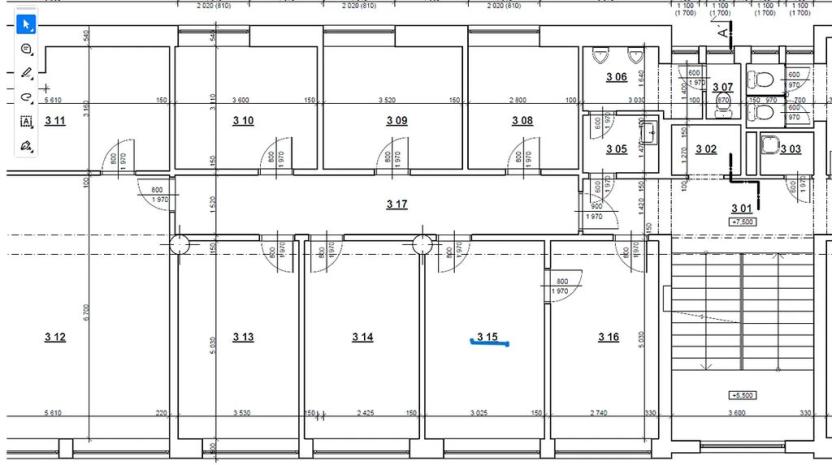 Pronájem kanceláře, Zlín, Kvítková, 15 m2