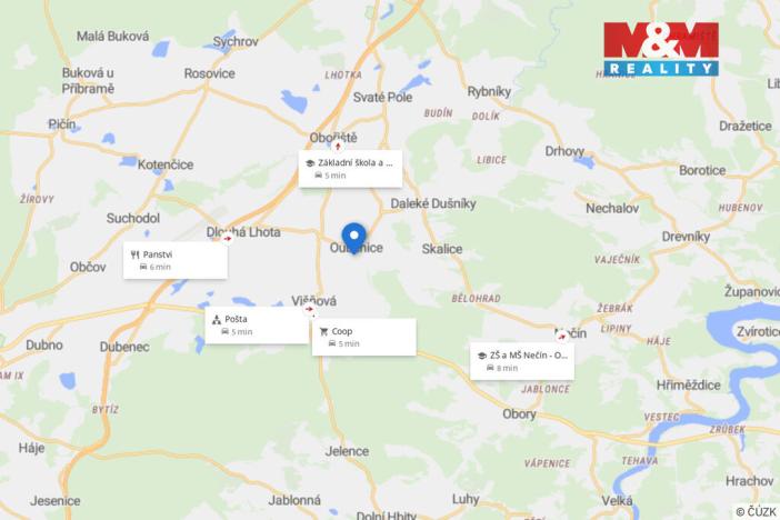 Prodej pozemku pro bydlení, Ouběnice, 1026 m2