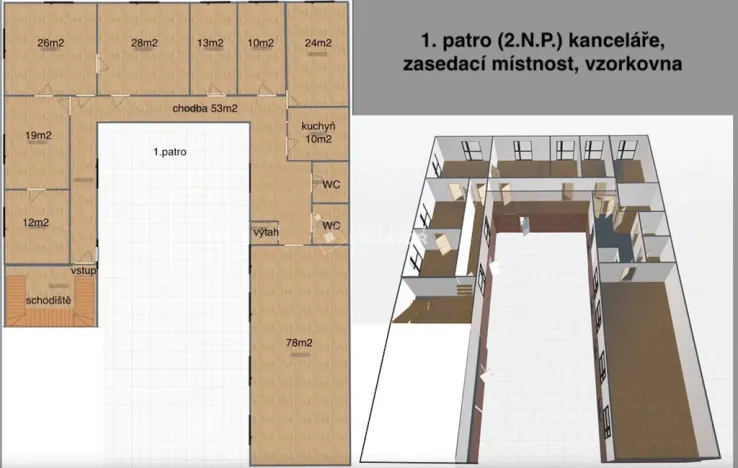 Pronájem obchodního prostoru, Jirny, Tovární, 631 m2