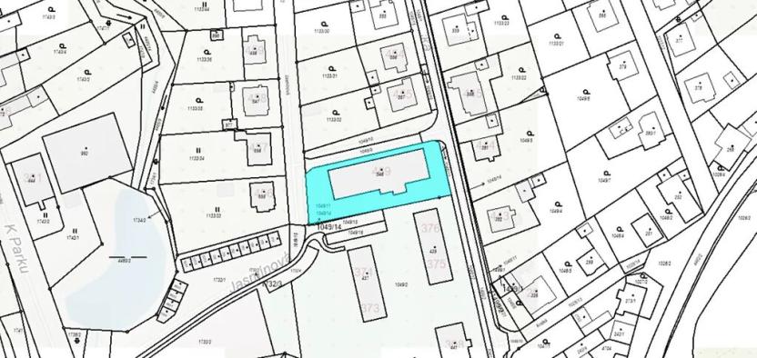 Dražba pozemku, Slavičín, 779 m2