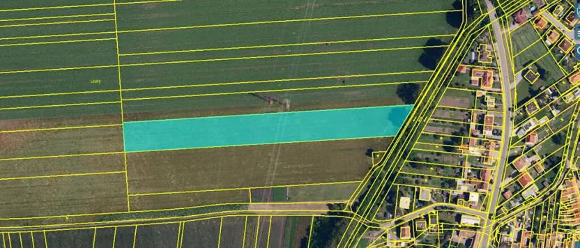 Dražba pozemku, Měnín, 11522 m2