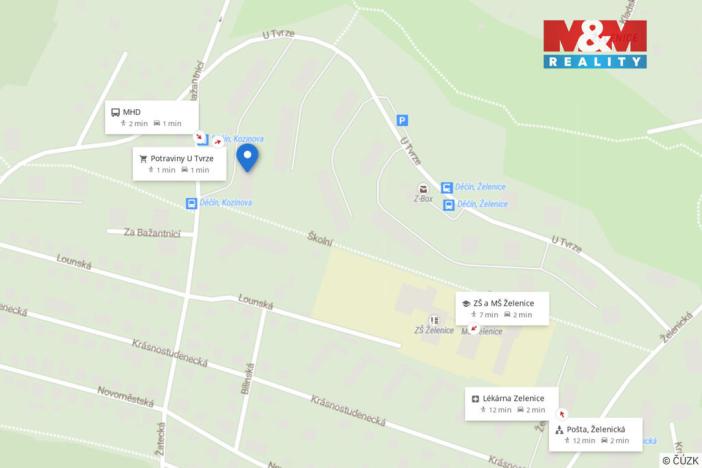 Pronájem bytu 1+1, Děčín - Děčín VI-Letná, Školní, 35 m2