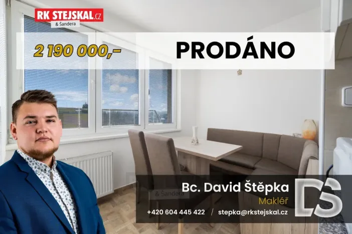 Prodej bytu 1+1, České Velenice, Sídliště na Sadech, 43 m2