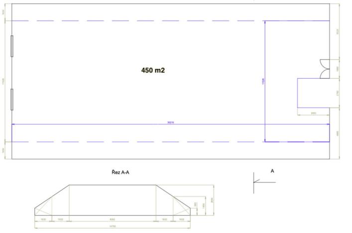 Pronájem skladu, Jirny, Tovární, 236 m2