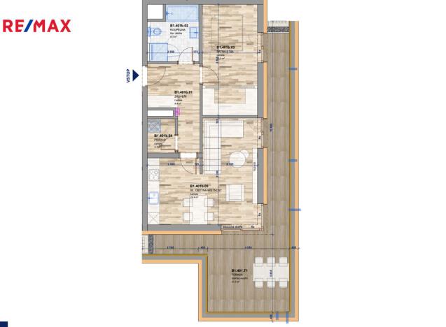 Prodej bytu 2+kk, Zlín, Smetanova, 56 m2