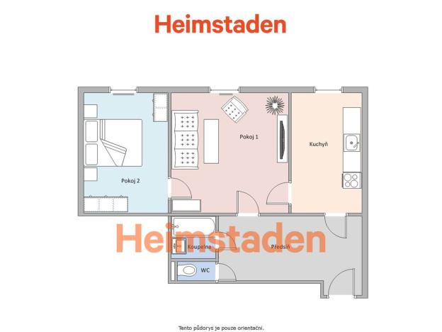 Pronájem bytu 2+1, Havířov - Šumbark, nám. T. G. Masaryka, 57 m2