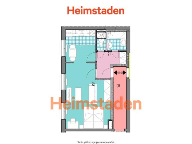 Pronájem bytu 1+kk, Havířov - Prostřední Suchá, Hornická, 38 m2