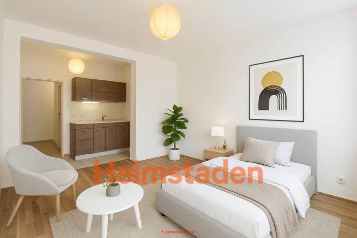 Pronájem bytu 1+kk, Ostrava - Poruba, Hlavní třída, 29 m2