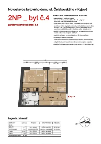 Prodej bytu 2+kk, Kyjov, Čelakovského, 35 m2