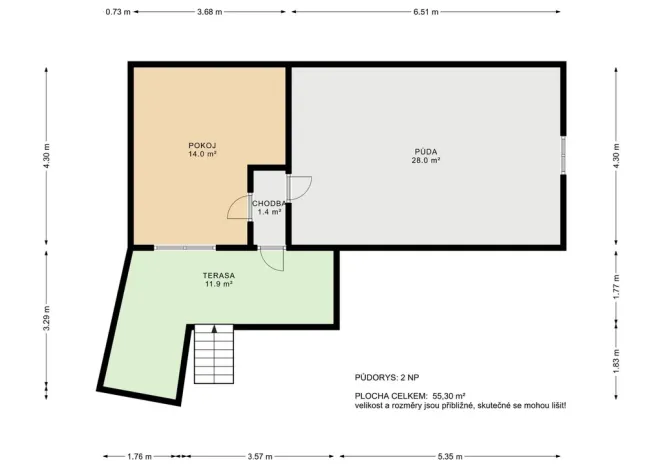 Prodej rodinného domu, Dolánky nad Ohří, 108 m2