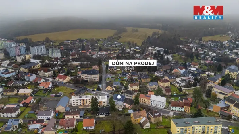 Prodej činžovního domu, Cvikov - Cvikov I, Komenského, 245 m2