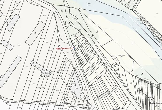 Dražba pozemku, Ivančice, 10 m2