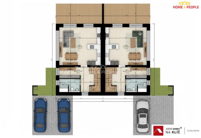 Prodej domu na klíč, Zlín, Nivy II, 118 m2